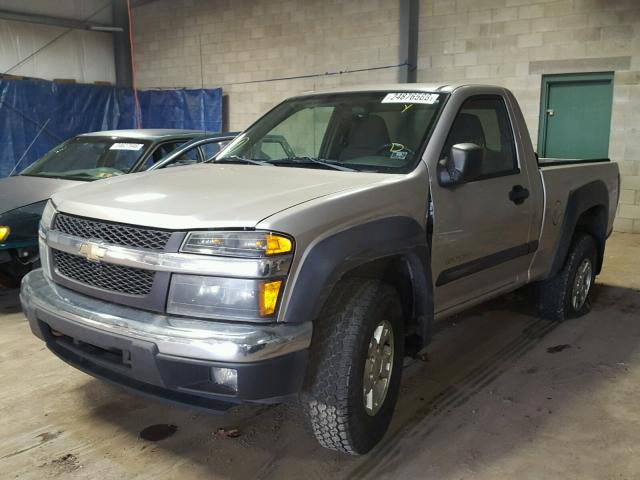 1GCDT146048125231 - 2004 CHEVROLET COLORADO TAN photo 2