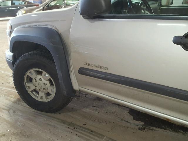 1GCDT146048125231 - 2004 CHEVROLET COLORADO TAN photo 9