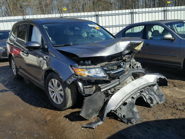 5FNRL5H63EB095232 - 2014 HONDA ODYSSEY EX GRAY photo 1