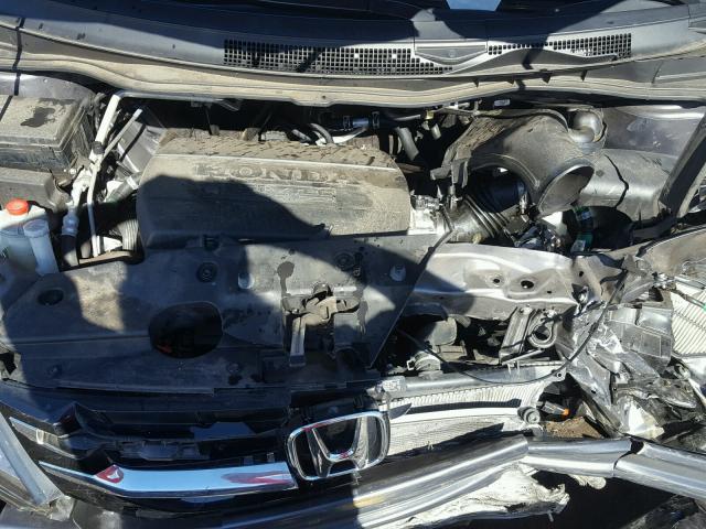 5FNRL5H63EB095232 - 2014 HONDA ODYSSEY EX GRAY photo 7