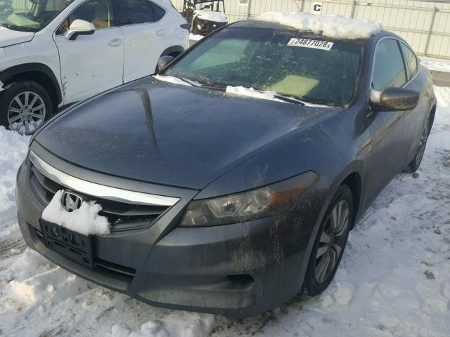 1HGCS1B79BA015554 - 2011 HONDA ACCORD EX GRAY photo 2