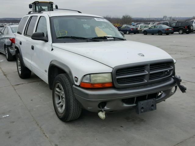 1B4HR38N92F152429 - 2002 DODGE DURANGO SP WHITE photo 1