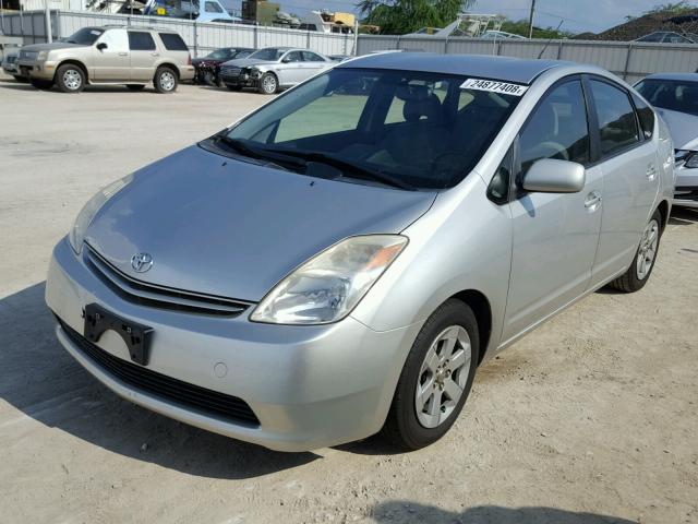 JTDKB20U257033338 - 2005 TOYOTA PRIUS SILVER photo 2