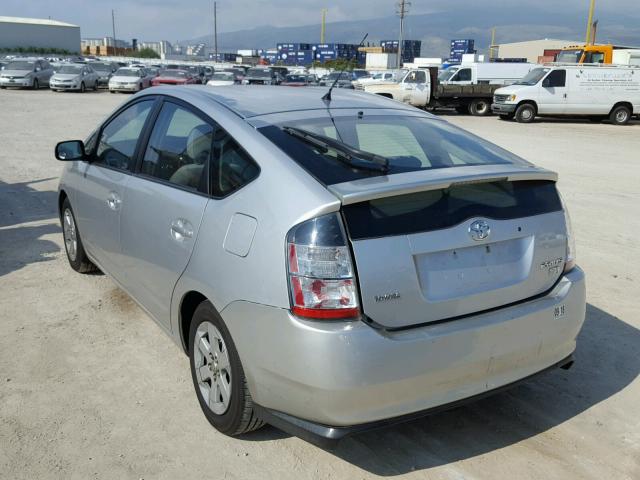 JTDKB20U257033338 - 2005 TOYOTA PRIUS SILVER photo 3