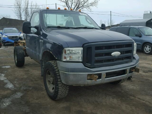 1FTWF315X6EB05063 - 2006 FORD F350 SRW S BLUE photo 1