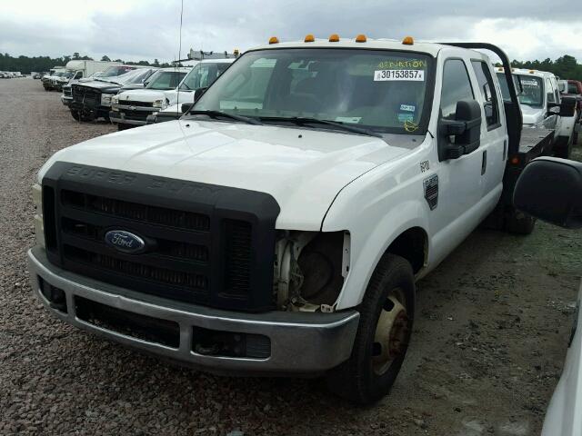 1FDWW36R48ED69700 - 2008 FORD F350 SUPER WHITE photo 2