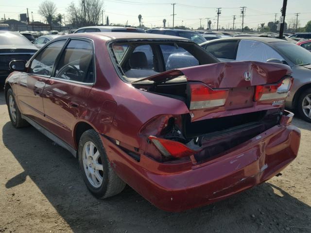 1HGCG66892A152642 - 2002 HONDA ACCORD EX BURGUNDY photo 3