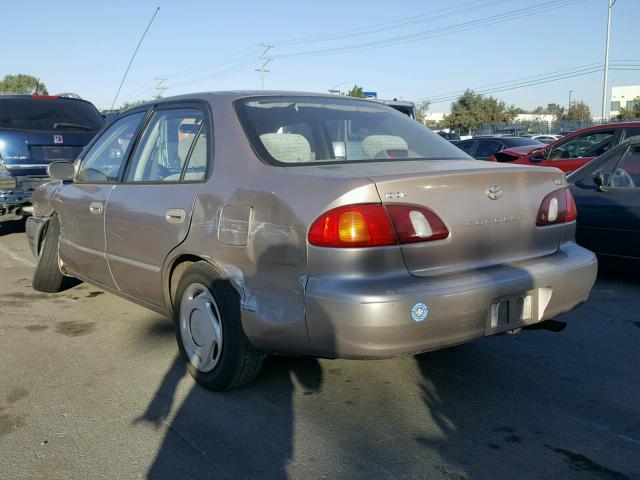 1NXBR18E7WZ053618 - 1998 TOYOTA COROLLA VE TAN photo 3