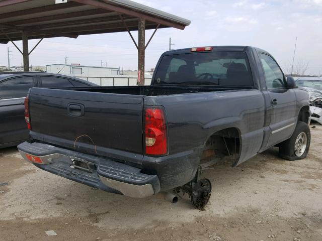 1GCEC14X95Z259034 - 2005 CHEVROLET SILVERADO BLACK photo 4