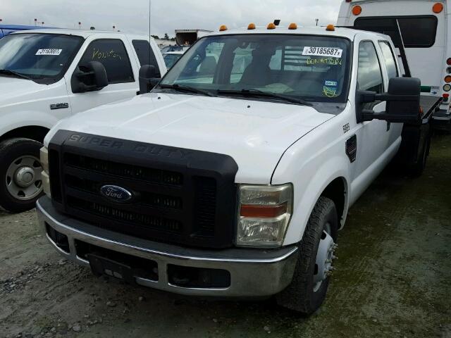 1FDWW36R18ED69699 - 2008 FORD F350 SUPER WHITE photo 2