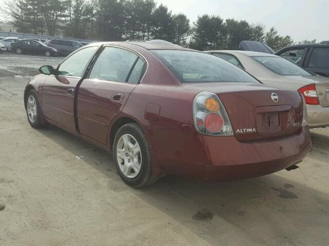 1N4AL11D92C211563 - 2002 NISSAN ALTIMA BAS BURGUNDY photo 3