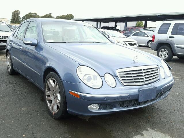 WDBUF70J33A166060 - 2003 MERCEDES-BENZ E 500 BLUE photo 1