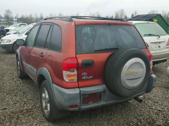 JTEHH20V210057266 - 2001 TOYOTA RAV4 RED photo 3