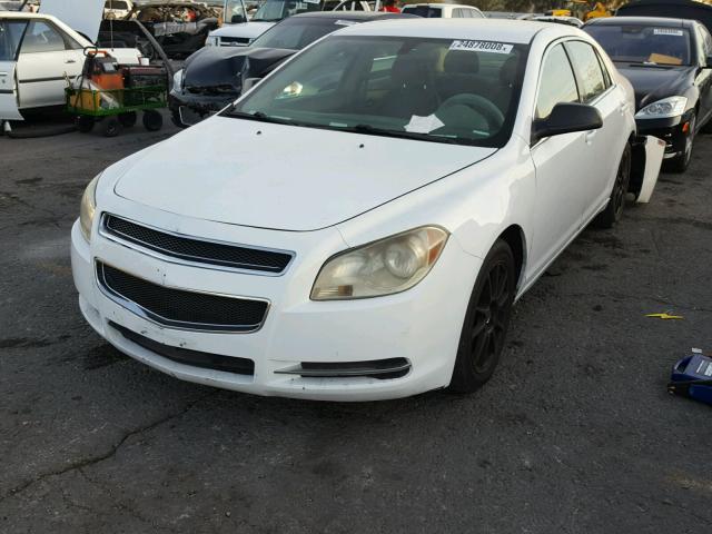 1G1ZA5E08AF194102 - 2010 CHEVROLET MALIBU LS WHITE photo 2