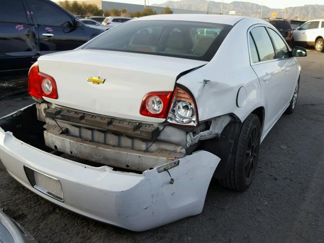 1G1ZA5E08AF194102 - 2010 CHEVROLET MALIBU LS WHITE photo 4