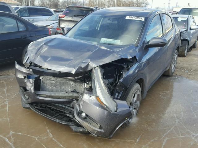 3CZRU6H52HM723883 - 2017 HONDA HR-V EX GRAY photo 2