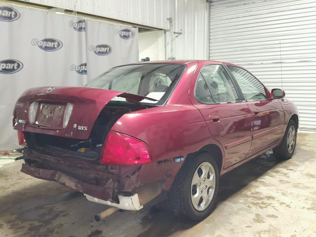 3N1CB51D76L567472 - 2006 NISSAN SENTRA 1.8 MAROON photo 4