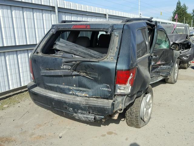 1J4HS48N45C525597 - 2005 JEEP GRAND CHER GRAY photo 4