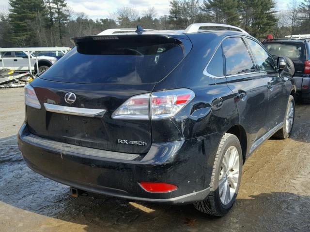 JTJBC1BA2B2044372 - 2011 LEXUS RX 450 BLACK photo 4