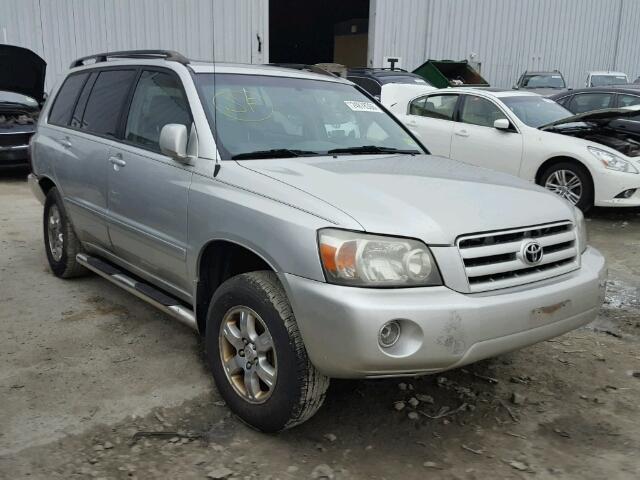 JTEEP21A740029968 - 2004 TOYOTA HIGHLANDER SILVER photo 1