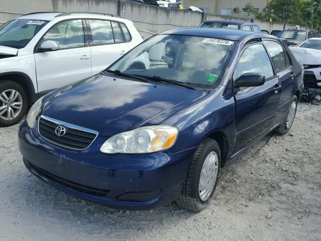 2T1BR32E16C614756 - 2006 TOYOTA COROLLA CE BLUE photo 2