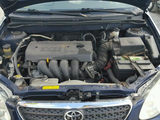 2T1BR32E16C614756 - 2006 TOYOTA COROLLA CE BLUE photo 7