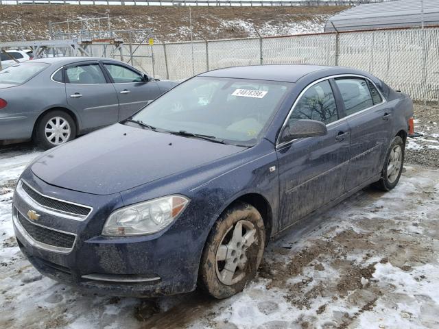 1G1ZG57B18F203925 - 2008 CHEVROLET MALIBU LS ლურჯი ფოტო 2