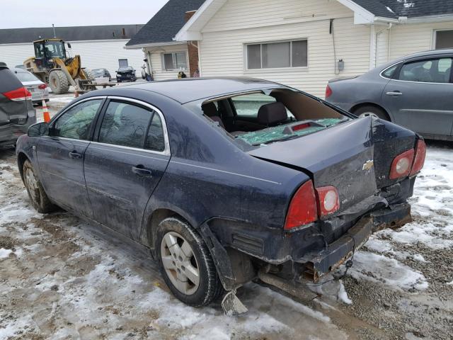 1G1ZG57B18F203925 - 2008 CHEVROLET MALIBU LS ლურჯი ფოტო 3