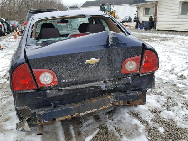 1G1ZG57B18F203925 - 2008 CHEVROLET MALIBU LS BLUE photo 9