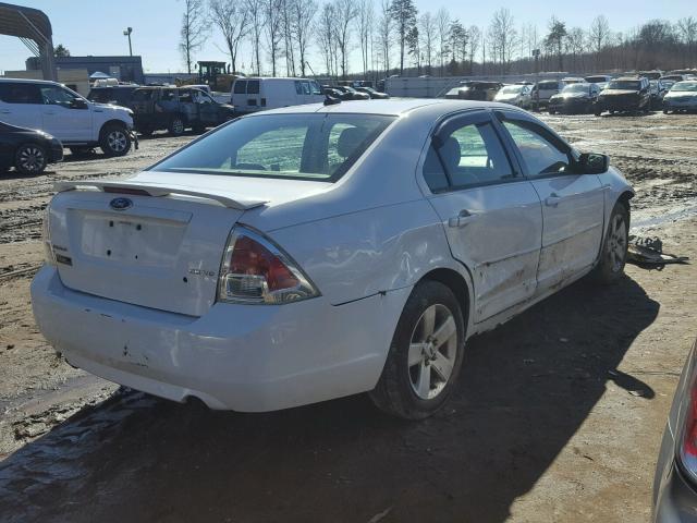 3FAHP07147R188244 - 2007 FORD FUSION SE WHITE photo 4