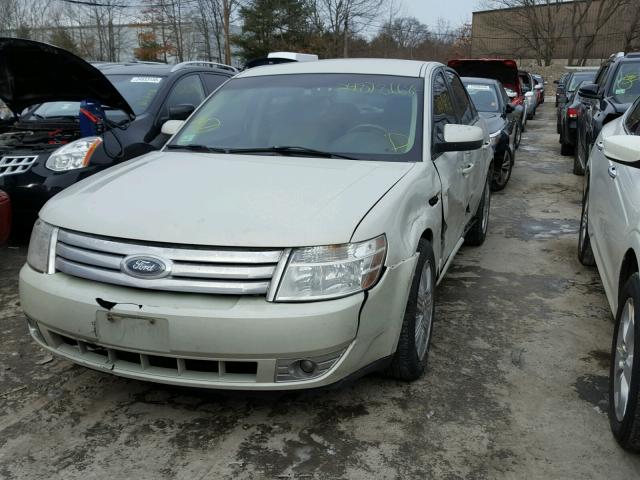 1FAHP24W88G149922 - 2008 FORD TAURUS SEL WHITE photo 2