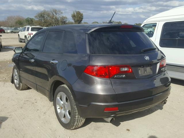 5J8TB18289A008696 - 2009 ACURA RDX CHARCOAL photo 3