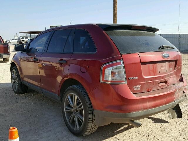 2FMDK36C69BA35521 - 2009 FORD EDGE SE RED photo 3