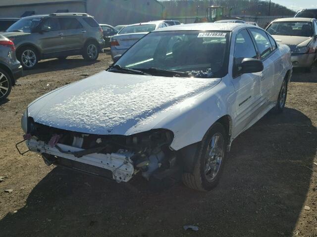 1G2NF52T61C202788 - 2001 PONTIAC GRAND AM S WHITE photo 2