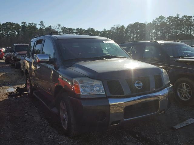 5N1AA08AX5N724136 - 2005 NISSAN ARMADA SE GRAY photo 1