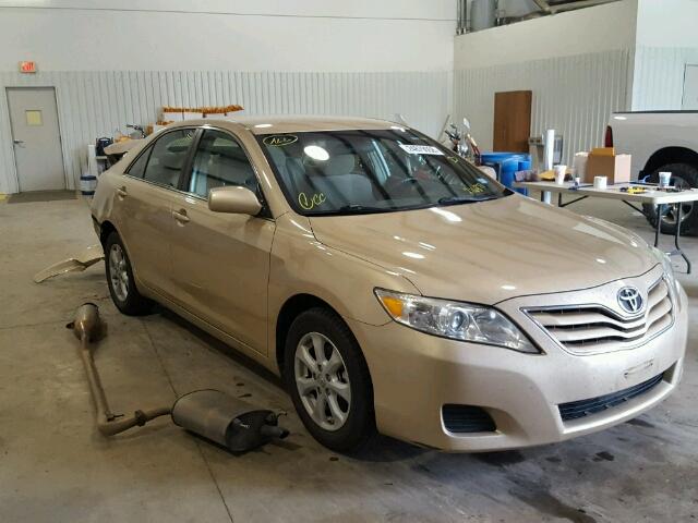 4T1BF3EK2BU216877 - 2011 TOYOTA CAMRY BASE GOLD photo 1