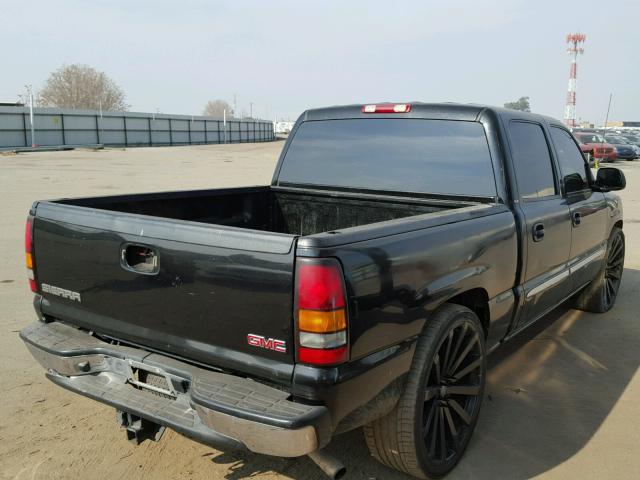 2GTEC13T761140391 - 2006 GMC NEW SIERRA BLACK photo 4