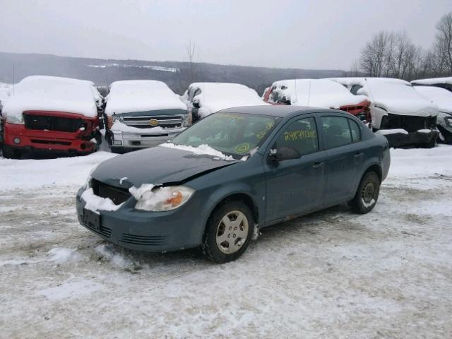 1G1AK55F167816295 - 2006 CHEVROLET COBALT LS GRAY photo 2