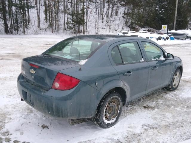 1G1AK55F167816295 - 2006 CHEVROLET COBALT LS GRAY photo 4