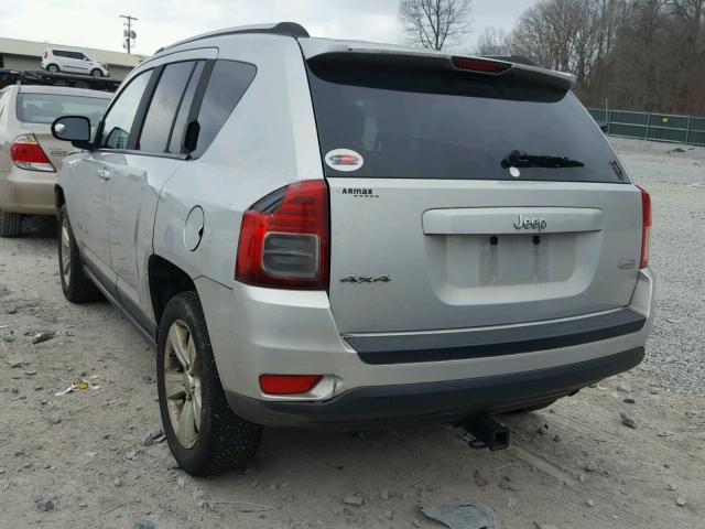 1J4NF1FB8BD197508 - 2011 JEEP COMPASS SP SILVER photo 3