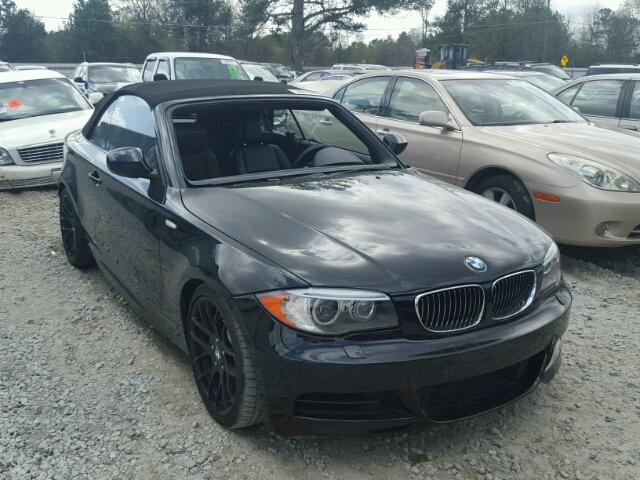 WBAUN7C57CVM25528 - 2012 BMW 135 I BLACK photo 1