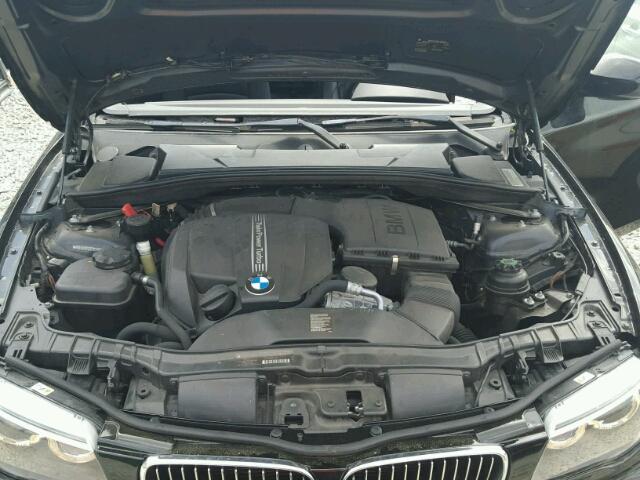 WBAUN7C57CVM25528 - 2012 BMW 135 I BLACK photo 7