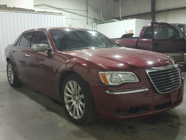 2C3CCAAG6EH343179 - 2014 CHRYSLER 300 MAROON photo 1