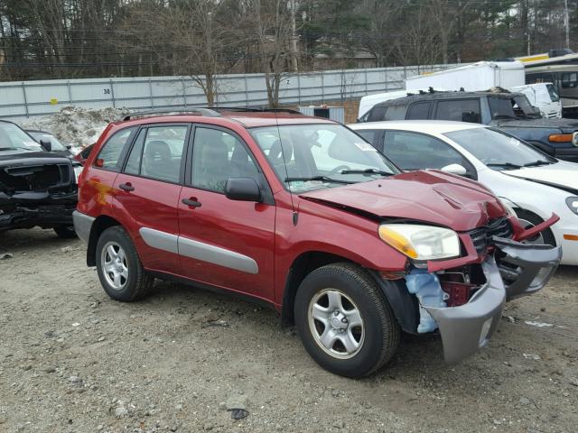 JTEGH20VX30110360 - 2003 TOYOTA RAV4 RED photo 1