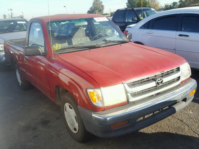 4TANL42N5WZ115562 - 1998 TOYOTA TACOMA RED photo 1