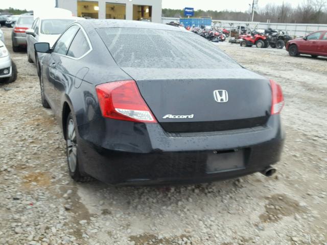 1HGCS1B79BA004067 - 2011 HONDA ACCORD EX BLACK photo 3