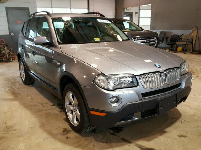 WBXPC93438WJ20685 - 2008 BMW X3 3.0SI GRAY photo 1