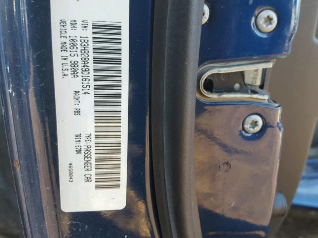 1B3HB28A49D161514 - 2009 DODGE CALIBER SE BLUE photo 10