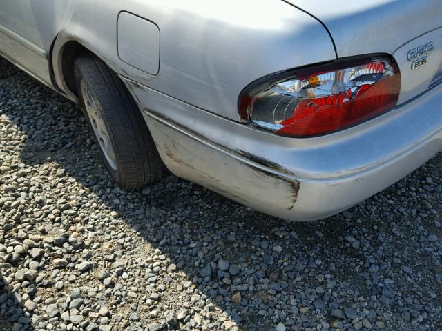 1YVGF22C315244790 - 2001 MAZDA 626 ES SILVER photo 9