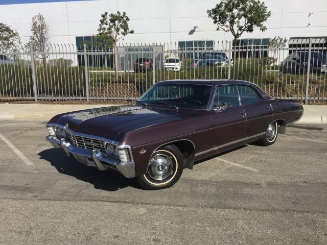 0000166397L120938 - 1967 CHEVROLET CAPRICE MAROON photo 1